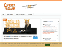 Tablet Screenshot of oficinaprecaria.org